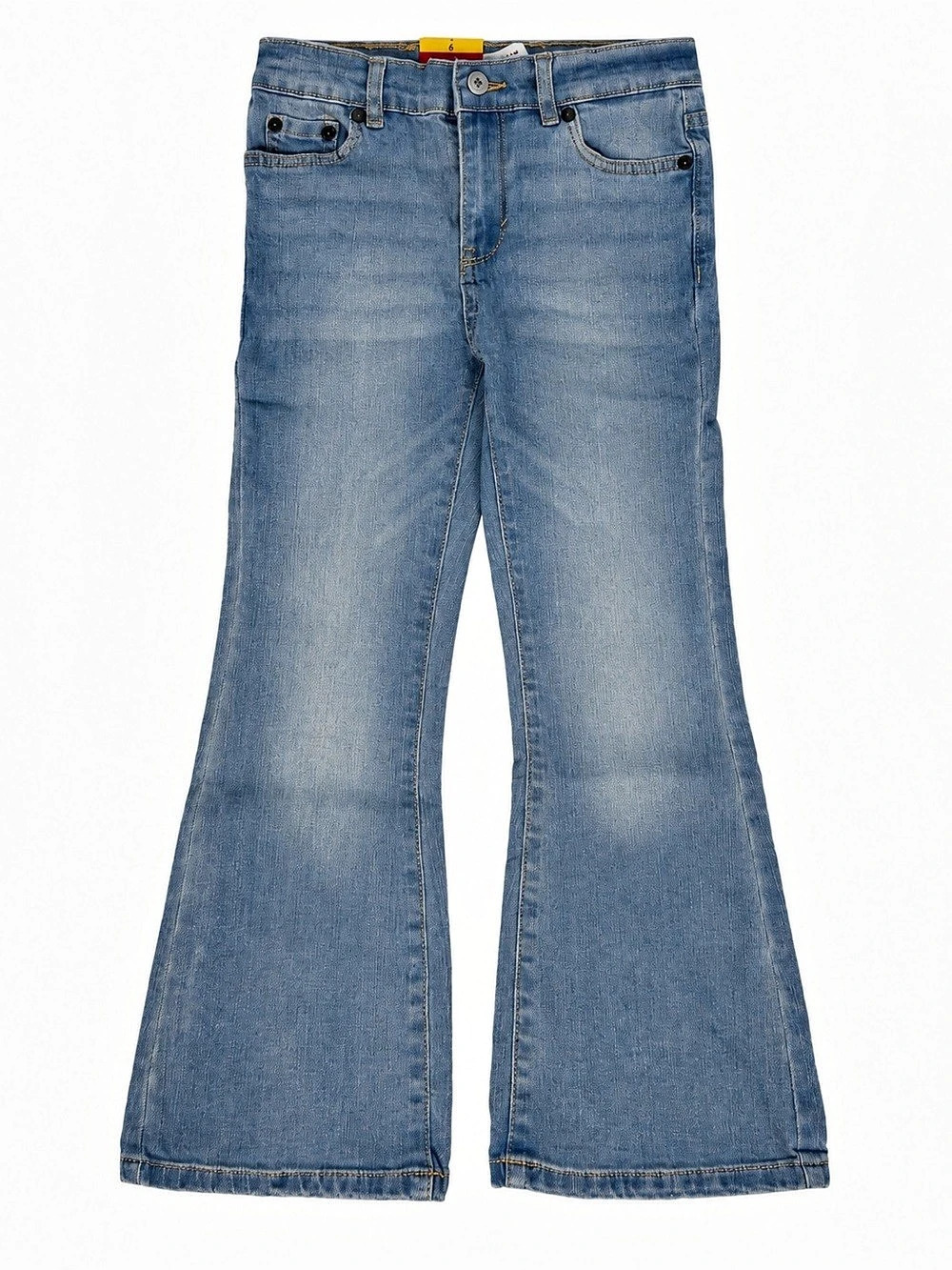 Levi's Girls Flare Denim Jeans Blue Girls 6